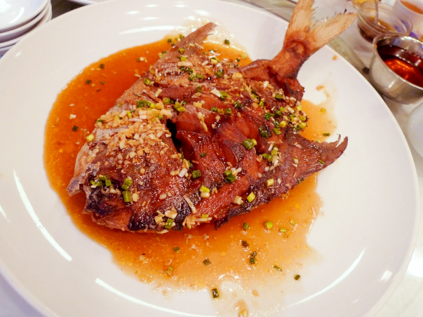ファイル:Japanese Chinese Cuisine -（油淋鯧魚）Sweet and Sour Butterfish at Banraitei in Yokohama Chinatown, Kanagawa, established in Taisho period.png