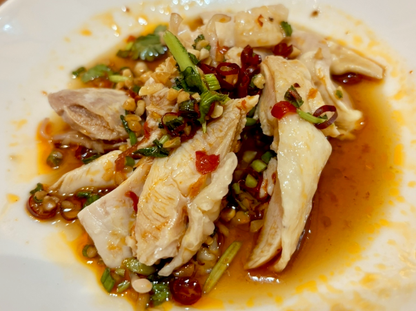 ファイル:Japanese Chinese Cuisine -（口水鶏）Chicken in Spicy Sause at Daichinrou in Yokohama Chinatown, Kanagawa, established in 1947.png