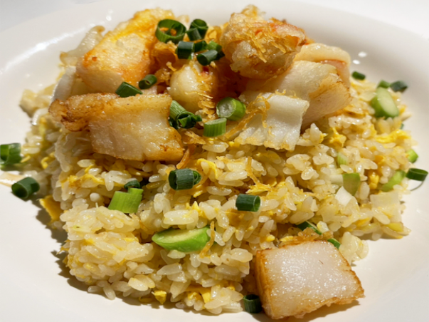 ファイル:Japanese Chinese Cuisine -(脆貝金腿炒飯)Stir Fried Rice with Drid Scallop & Chinese Ham at Heichinrou in Yokohama Chinatown, Kanagawa, established in 1884-15 May 2022.png