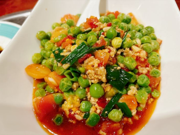 ファイル:Chinese Cuisine -(糟辣肉沫豌豆)Zao La Rou Mo Wan Dou.png