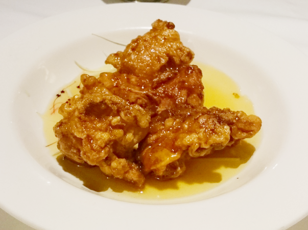 ファイル:Japanese Chinese Cuisine -（西檸煎軟鷄）Deep Fried Chicken with Lemon Sauce at Heichinrou in Yokohama Chinatown, Kanagawa, established in 1884-15 May 2022.png