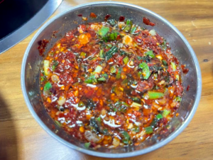 Chinese Cuisine -（花江狗肉）Hua Jiang Gou Rou Dipping Sauce.png