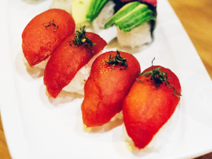 Japanese Tomato Dishes - Sushi with Tomato.png