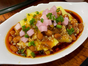 Chinese Cuisine -（红油米豆腐）Hong You Mi Dou Fu.png