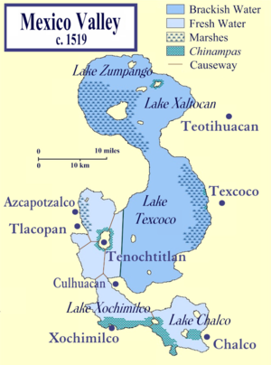 Map of Lake Texcoco, circa 1519.png