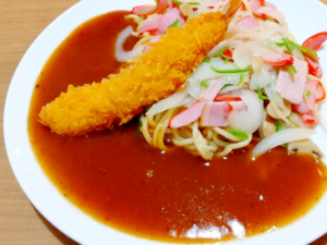 Japanese Tomato Dishes - Ankake Spaghetti（Local Good Cheap of Nagoya, Aichi）.png