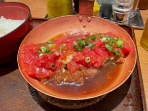 Japanese Tomato Dishes - Tomato Katsudon（Local Good Cheap of Osaka）.png