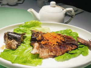 Chinese Cuisine -（烤鱼）Kao Yu.png