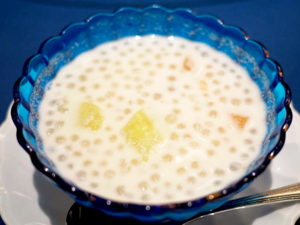 Japanese Desserts -（Tapioka）Sago with Coconut Milk.png