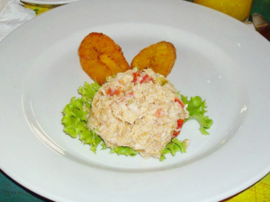 Trinidad and Tobago Tomato Dishes - Buljol.png
