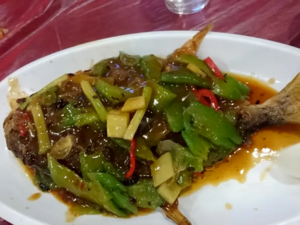 Chinese Cuisine -（鼓汁蒸倉魚）Gu Zhi Zheng Cang Yu.png