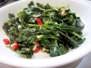 Stir fried Goji Berry Leaves of the Chinese Cuisine.png