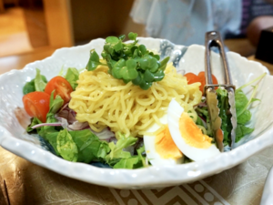 Japanese Tomato Dishes - Ramen Salad（Local Good Cheap of Sapporo, Hokkaido）.png