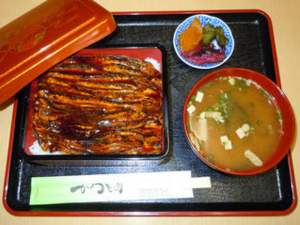Nasu no Kabayaki - Kabayaki using eggplant instead of eel is a specialty of Ota City, Saitama Prefecture, Japan.png