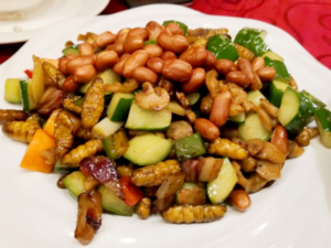 Chinese Cuisine -（家乡炒蚕蛹）Jia Xiang Chao Can Yong.png